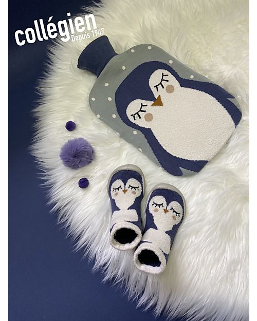 Collégien Babbucce con Suola Ergonomica - Pingouin - Cotone di Qualità per Durare a Lungo! Pantofole