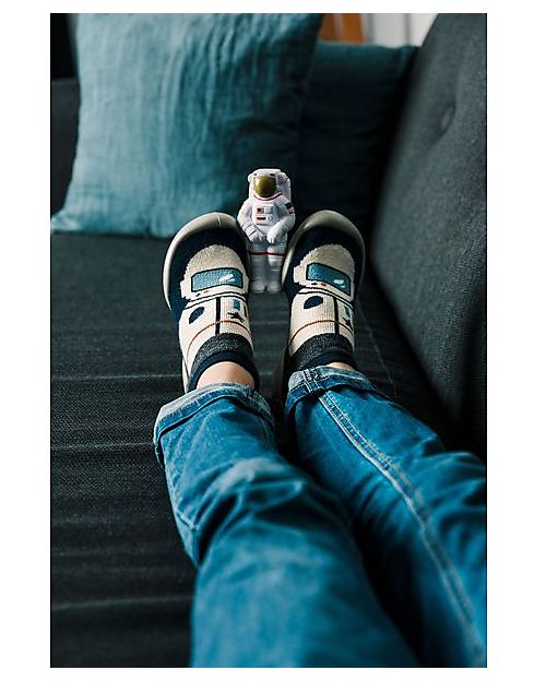 Collégien Babbucce con Suola Ergonomica - Thomas - Cotone di Qualità per Durare a Lungo! Calzini Antiscivolo