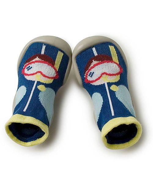 Collégien Babbucce Estive con Suola Ergonomica - Jacques - Seaqual Plastica Marina Riciclata - Brillano al Buio! Pantofole