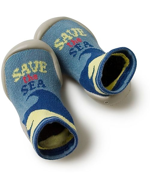 Collégien Babbucce Estive con Suola Ergonomica - Save the Sea - Filato Seaqual Plastica Marina Riciclata Pantofole