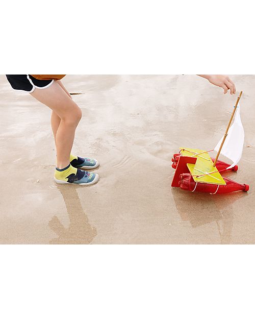 Collégien Babbucce Estive con Suola Ergonomica - Save the Sea - Filato Seaqual Plastica Marina Riciclata Pantofole