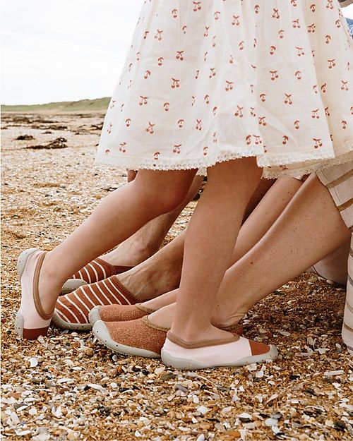 Collégien Ballerine con Suola Ergonomica - Txalupe - Filato Seaqual Plastica Marina Riciclata Pantofole