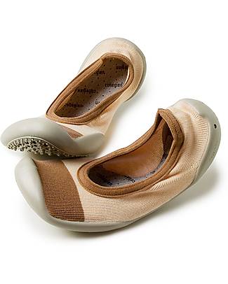 Collégien Ballerine con Suola Ergonomica - Txalupe - Filato Seaqual Plastica Marina Riciclata Scarpe_