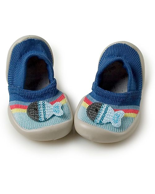 Collégien Espadrilla con Suola Ergonomica - Clean up Avec Poisson - Filato Seaqual Plastica Marina Riciclata Pantofole