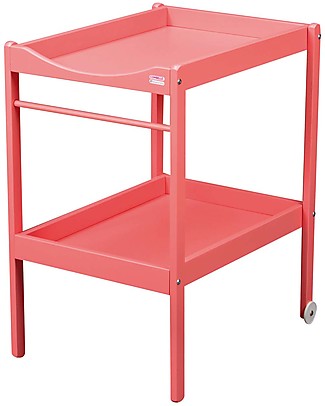 Combelle Alice, Fasciatoio in Legno di Faggio con Ruote, Rosa Fasciatoi_