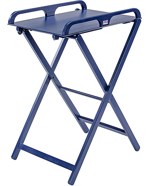 Combelle Jade, Fasciatoio Pieghevole in Legno di Faggio, Blu Fasciatoi