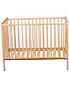 Combelle Rémi, Lettino con Sbarre in Legno di Faggio, 60 x 120 cm - Naturale Lettini con Sbarre