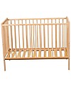 Combelle Rémi, Lettino con Sbarre in Legno di Faggio, 60 x 120 cm - Naturale Lettini con Sbarre