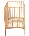 Combelle Rémi, Lettino con Sbarre in Legno di Faggio, 60 x 120 cm - Naturale Lettini con Sbarre