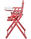 Combelle Sarah, Seggiolone Ultra-Pieghevole in Legno di Faggio, Rosa - 57 x 73 x 14 cm Seggioloni Pappa