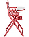 Combelle Sarah, Seggiolone Ultra-Pieghevole in Legno di Faggio, Rosa - 57 x 73 x 14 cm Seggioloni Pappa