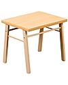 Combelle Scrivania per Bambini in Legno di Faggio, Naturale - Facilissima da montare Scrivanie