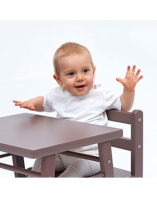 Combelle Sedia per Bambini in Legno di Faggio, Blu - Facilissima da montare Sedie