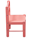 Combelle Sedia per Bambini in Legno di Faggio, Rosa - Facilissima da montare Sedie