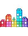 Connetix 104 Pezzi - Pacco Creativo - Bright - 100% Plastica ABS Atossica - Apprendimento STEM! Giochi Magnetici
