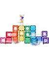 Connetix 114 Pezzi - Pacco Pista Palline - Bright - 100% Plastica ABS Atossica - Apprendimento STEM! Giochi Magnetici