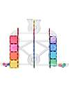 Connetix 114 Pezzi - Pacco Pista Palline - Bright - 100% Plastica ABS Atossica - Apprendimento STEM! Giochi Magnetici