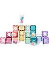 Connetix 114 Pezzi - Pacco Pista Palline - Pastello - 100% Plastica ABS Atossica - Apprendimento STEM! Giochi Magnetici