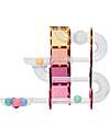 Connetix 114 Pezzi - Pacco Pista Palline - Pastello - 100% Plastica ABS Atossica - Apprendimento STEM! Giochi Magnetici