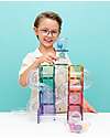 Connetix 114 Pezzi - Pacco Pista Palline - Pastello - 100% Plastica ABS Atossica - Apprendimento STEM! Giochi Magnetici