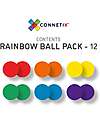 Connetix 12 Palline - Arcobaleno - 100% Plastica ABS Atossica - Apprendimento STEM! Giochi Magnetici