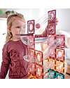 Connetix 16 Pezzi - Palline - Pastello - 100% Legno ABS Atossico - Apprendimento STEM! Giochi Magnetici