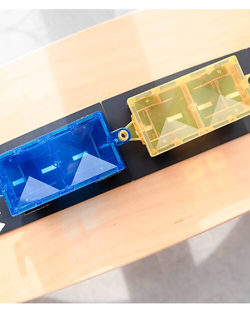 Connetix 2 Pezzi - Auto - Arcobaleno - 100% Plastica ABS Atossica - Apprendimento STEM! Giochi Magnetici