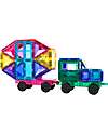 Connetix 202 Pezzi - Pacco Mega - Bright - 100% Plastica ABS Atossica - Apprendimento STEM! Giochi Magnetici