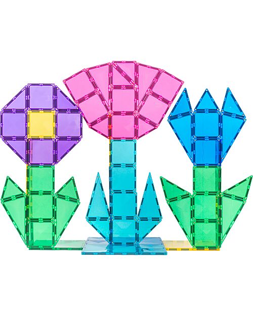 Connetix 202 Pezzi - Pacco Mega - Bright - 100% Plastica ABS Atossica - Apprendimento STEM! Giochi Magnetici