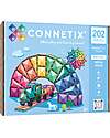 Connetix 202 Pezzi - Pacco Mega - Pastello - 100% Plastica ABS Atossica - Apprendimento STEM! Giochi Magnetici