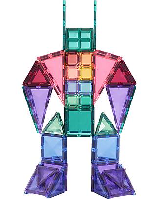 Connetix 202 Pezzi - Pacco Mega - Pastello - 100% Plastica ABS Atossica - Apprendimento STEM! Giochi Magnetici
