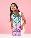 Connetix 202 Pezzi - Pacco Mega - Pastello - 100% Plastica ABS Atossica - Apprendimento STEM! Giochi Magnetici