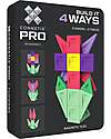 Connetix 21 Pezzi - Pacco Build-It Pro - Fiori - 100% Plastica ABS Atossica - Apprendimento STEM! Giochi Magnetici