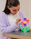Connetix 21 Pezzi - Pacco Build-It Pro - Fiori - 100% Plastica ABS Atossica - Apprendimento STEM! Giochi Magnetici