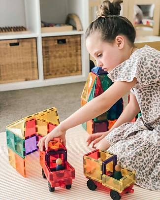 Connetix 24 Pezzi Motion Pack - Rainbow - 100% Plastica ABS Atossica - Apprendimento STEM! Giochi Magnetici