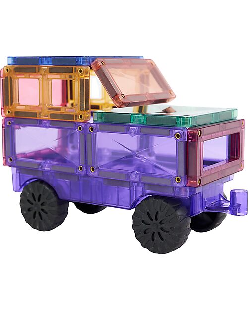 Connetix 26 Pezzi - Pacco Movimento - Pastello - 100% Plastica ABS Atossica - Apprendimento STEM! Giochi Magnetici