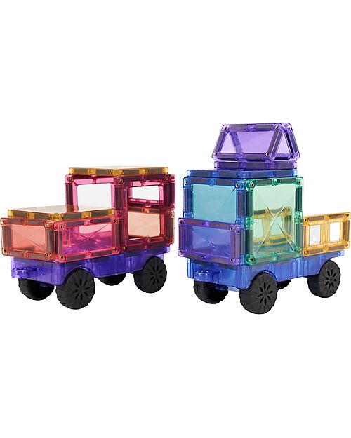 Connetix 26 Pezzi - Pacco Movimento - Pastello - 100% Plastica ABS Atossica - Apprendimento STEM! Giochi Magnetici