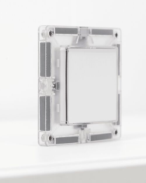 Connetix 28 Pezzi - 2 in 1 Set Costruzioni e Lampada Stella - 100% Plastica ABS Atossica - Apprendimento STEM! Giochi Magnetici