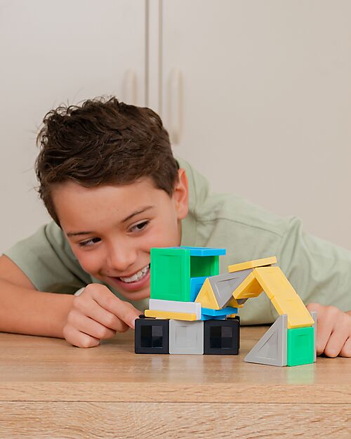 Connetix 30 Pezzi - Pacco Build-It Pro - Veicoli - 100% Plastica ABS Atossica - Apprendimento STEM! Giochi Magnetici