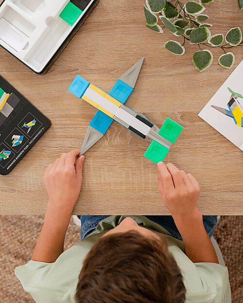 Connetix 30 Pezzi - Pacco Build-It Pro - Veicoli - 100% Plastica ABS Atossica - Apprendimento STEM! Giochi Magnetici