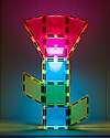 Connetix 30 Pezzi - Pacco Light - Razzo - 100% Plastica ABS Atossica - Apprendimento STEM! Giochi Magnetici