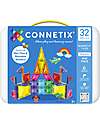 Connetix 32 Pezzi - Mini Pack da Viaggio - 100% Plastica ABS Atossica - Apprendimento STEM! Giochi Magnetici