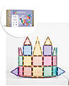Connetix 32 Pezzi - Tessere Magnetiche - Confezione Mini - Pastello - 100% Plastica ABS Atossica - Apprendimento STEM! Giochi Magnetici