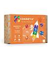 Connetix 42 Pezzi - Pacco Espansione - Arcobaleno - 100% Plastica ABS Atossica - Apprendimento STEM! Giochi Magnetici