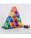 Connetix 42 Pezzi - Pacco Espansione - Arcobaleno - 100% Plastica ABS Atossica - Apprendimento STEM! Giochi Magnetici