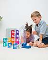 Connetix 47 Pezzi - Pacco Pista Palline - Launcher - 100% Plastica ABS Atossica - Apprendimento STEM! Giochi Magnetici