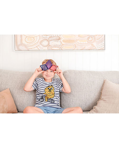 Connetix 48 Pezzi - Pacco Espansione Forme - Pastello - 100% Plastica ABS Atossica - Apprendimento STEM! Giochi Magnetici