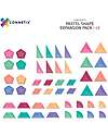 Connetix 48 Pezzi - Pacco Espansione Forme - Pastello - 100% Plastica ABS Atossica - Apprendimento STEM! Giochi Magnetici