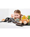 Connetix 48 Pezzi - Roads - Nero - 100% Plastica ABS Atossica - Apprendimento STEM! Giochi Magnetici