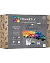 Connetix 50 Pezzi - Camion - Arcobaleno - 100% Plastica ABS Atossica - Apprendimento STEM! Giochi Magnetici